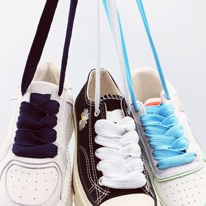 Cordones Deportivos al por Mayor, Cordones Planos de Poliéster de 2 cm de Ancho, Cordones Personalizados para Zapatillas Deportivas con Logotipo Impreso - Product Image 2