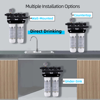 Filtre à eau Easy Connect 18 LPM pour machine à café et à glace, installation manuelle sous évier, pour cuisine commerciale et domestique