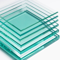 Verre trempé haute durabilité pour panneaux muraux en verre et serre-4mm/5mm/6mm Teinté et laminé Options disponibles