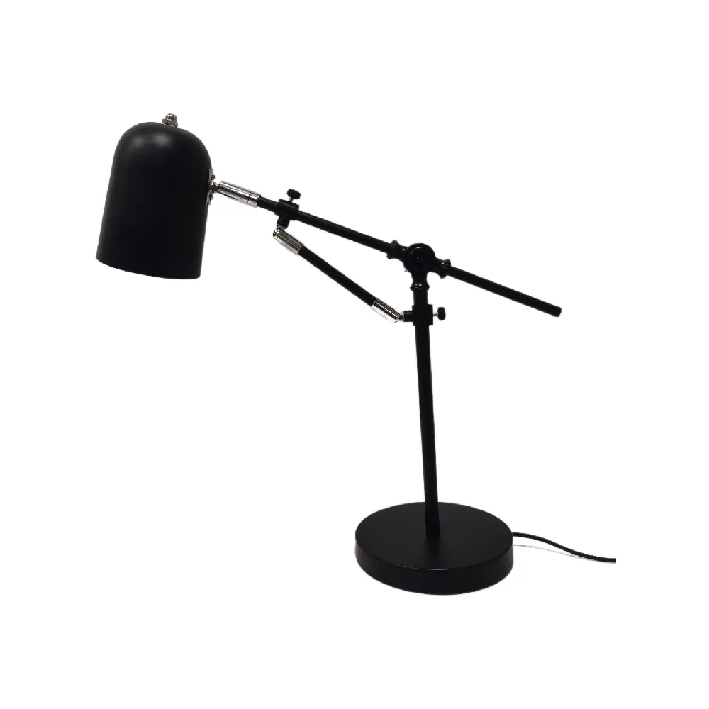 Creative Customizable Black Retro Adjustable High And Low Metal Table Lamp Can Be Used In The Living Room Side Study