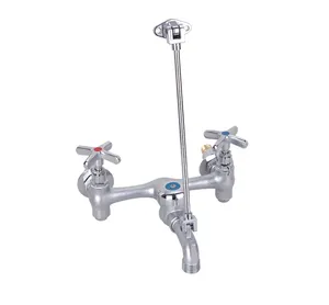 Adjustable Center Lever Handle Kitchen Tap Mop Sink Faucet Service Sink Faucet With Vacuum Breaker