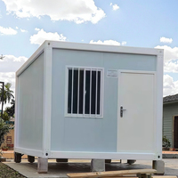 Maison préfabriquée de luxe Gabri, maison modulaire détachable en conteneur, petite maison avec murs en verre, fabriquée en acier pour les hôtels et l'habitation