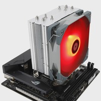 Refroidisseur d'air pour processeur Thermalright AS120 RGB, 4 caloducs de 6 mm, ventilateur RGB PWM de 120 mm, compatible LGA1700 LGA1851 AM4 AM5, vente en gros