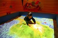 Table de sable jeu de projection interactif AR Sandbox jeu pour enfants aire de jeux interactive Projection avec 10 thèmes