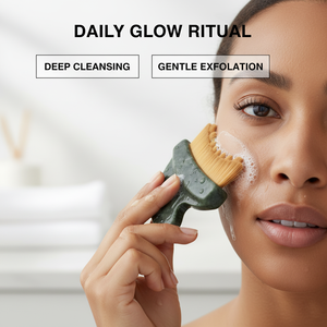 <span class=keywords><strong>Brosse</strong></span> de massage manuelle ergonomique pour le <span class=keywords><strong>visage</strong></span>, drainage lymphatique, nettoyage et sculpture du <span class=keywords><strong>visage</strong></span>, avec logo personnalisé - Product Image 5