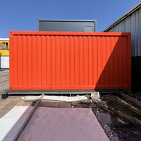 Maisonnette préfabriquée en acier sur mesure, 1 salle de bain, moderne, modulaire, 20 pieds, terrasse, bureau extérieur, appartement