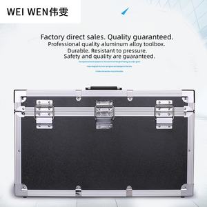 Aluminum Alloy Safety <strong>Storage</strong> Case Collection: <strong>Briefcase</strong>, Complete Tool <strong>Box</strong>, Large Empty Organizer Toolbox &amp; Carrying Suitcase - Product Image 3