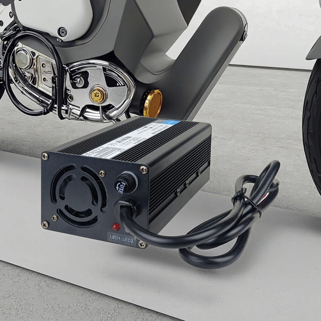 48V Li-ion Battery Charger for Electric Motorcycle 60V 72V Ebike Desktop UK for Home & Industrial Use AC to DC 220V/110V Input