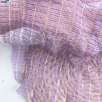 Tissu en crêpe froissé extensible 100% polyester 75D, tissé en tricot, écologique, pour doublure de vêtements, vente en gros personnalisée