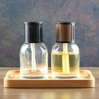 Rafraîchisseur d'air vide 100 ml 150 ml Bouteille en verre Diffuseur de voiture suspendu Bouteille d'aromathérapie