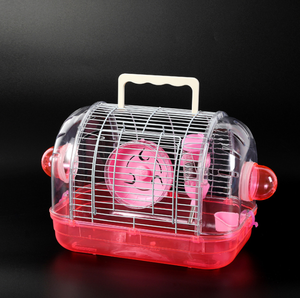 Cage à <span class=keywords><strong>hamster</strong></span> transparente, cage de transport pour <span class=keywords><strong>hamster</strong></span>, cage de voyage pour <span class=keywords><strong>hamster</strong></span>, cage portable pour animaux de compagnie de petite taille. - Product Image 1