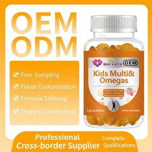 Vente en gros de gommes multivitaminées pour enfants, 120 pièces, oméga 3, zinc, huile de poisson, vitamines ABCDEK, immunité, concentration cérébrale, énergie, complément alimentaire, OEM - Product Image 5