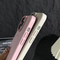 Étui magnétique de luxe original en PC rigide pour iPhone 17 Air 16 15 14 Plus 13 12 Mini 11 Pro Max, coque magnétique antichoc mate