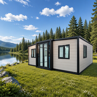 Maison conteneur modulaire pliable respirante Jiezhu avec options de conception graphique et d'épaisseur (épaissie/épaisseur standard) – Garantie 1 an