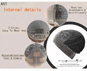<span class=keywords><strong>Perruque</strong></span> synthétique Lace Front pré-teinte en fibre haute résistance, longue, marron, ondulée, pour femmes - Product Image 4