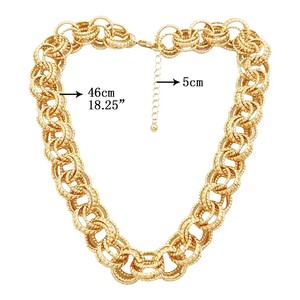 Fornitore di Gioielli 2026: Nuova Tendenza Moda, Gioielli Stile Semplice, Collane Personalizzate con Catena Spessa in Oro per Uomo e Donna - Product Image 4