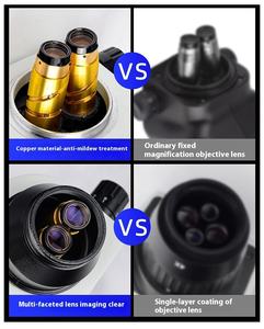 <span class=keywords><strong>Microscope</strong></span> télescopique binoculaire trinoculaire UNIVO 7-50x Full Metal <span class=keywords><strong>Stereo</strong></span> Universal Arm Clamp Mechanical Inspection - Product Image 4