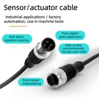 Nouveau capteur photoélectrique de proximité Scik M12 droit en PUR avec connexion par vis enfichable XS2F-M12PUR4S2M