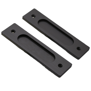 High Quality Metal Kitchen Cabinets Furniture Wardrobe Handle No Groove Sliding Door Window Handle Modern <b>for</b> Bathroom Drawers - Product Image 1