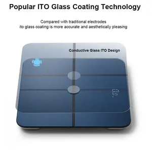 180 kg Digitale Glass thông minh Analyzer các biện pháp trọng lượng thông minh phòng tắm quy mô cơ thể chất béo quy mô Bluetooth