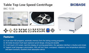 Biobase Laboratorium Tafel <span class=keywords><strong>Top</strong></span> Lage Snelheid <span class=keywords><strong>Centrifuge</strong></span> Max 5000Rpm 4*250Ml Laboratorium <span class=keywords><strong>Centrifuge</strong></span> Voor Kliniek Ziekenhuis - Product Image 4