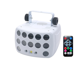 Vente flash : Lumières disco LED RGBW + laser, éclairage de scène pour DJ, avec stroboscope LED rouge activé par la musique, pour mariages, soirées dansantes - Product Image 6
