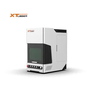 XT LASER hot selling 50w Raycus fully enclosed high configuration mini laser marking machine for watch jewelry