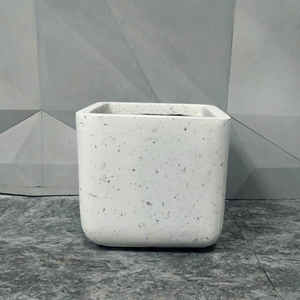 Vente en gros de pots de fleurs en béton sûrs pour orchidées Nouveau produit pour la <span class=keywords><strong>maison</strong></span> et le jardin Pots de fleurs décoratifs en ciment - Product Image 2