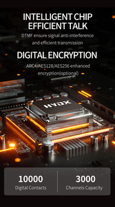 Hydx D2000 cộng với công suất cao 5W băng tần kép UHF VHF tầm xa 10km cầm tay Walkie-Talkie gmrs đài phát thanh cho hai cách giao tiếp - Product Image 3