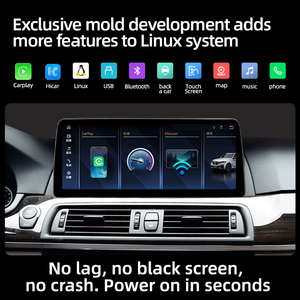 Schermo Smart per Auto 10.25/12.3/12.8 con Carplay Wireless e GPS, Dispositivo di Navigazione per <span class=keywords><strong>BMW</strong></span> Serie 1/2/3/4/5/X1/X3/X4/X5/X6 5 Series GT 10-17 - Product Image 5