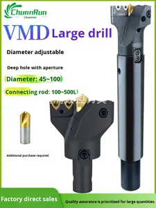 Chuanrun Vmd Large U <strong>Drill</strong> <strong>Bit</strong> Adjustable Diameter Centering Deep Hole Heavy-Duty Internal Coolant <strong>Indexable</strong> Vmcwc <strong>Inserts</strong> 100mm - Product Image 6