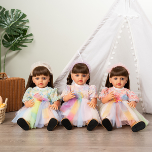 Poupée Bébé Reborn Fille en Silicone et Vinyle de 55 cm/22 pouces, Haute Qualité, pour Enfants et Filles - Vente Chaude pour Grossistes - Product Image 4