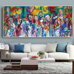 <span class=keywords><strong>Poster</strong></span> e stampe di arte della parete di arte dei Graffiti di strada arte della tela per la decorazione moderna del soggiorno - Product Image 5