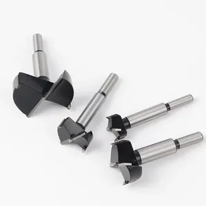DEYI OEM Wood Forstner Drill Bit Hole Saw Cutter Drilling Set Tungsten Carbide Cutting Edges Size 15-35mm Woodworking Tools