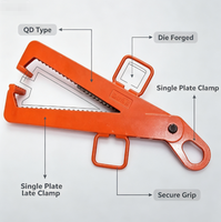 Pince de levage de fût d'huile OEM YQA en acier au carbone, outil de levage horizontal pour fûts