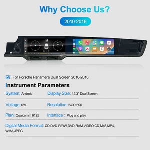 Radio para Auto Android Navihua con Navegación Android para Copiloto, Pantalla Dual para Porsche Panamera 2010-2016, Reproductor de DVD Carplay - Product Image 6