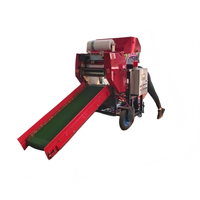 Machine à ensiler les tiges de maïs verte avec moteur à engrenages, haute productivité pour le traitement des fourrages