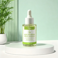 Suero Blanqueador con Ácido Kójico OEM 30ml, Aclarante Facial Natural con Cúrcuma en Botella de Vidrio con Gotero, Marca Privada para Cuidado de la Piel