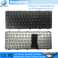 Clavier d'ordinateur portable américain neuf d'origine pour ProBook 430 G1 Noir Chicony Interface PS/2 avec garantie de 12 mois