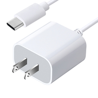 Chargeur mural USB-C 30W PD à charge rapide avec câble Type-C pour MacBook Air 2020, logo original USA