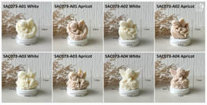 Vela perfumada Kerze Heaven, vela vegana de cera de soja, vela estética hecha a mano para el hogar, decoración de boda, Baby Shower - Product Image 6