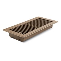 Grille de ventilation décorative en métal de haute qualité, grille de sol amovible 4*12