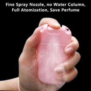 Thiết kế thời trang thẻ xách tay chai nước hoa với dây thừng 20ml nhựa mini Mist Flat Travel Pocket <span class=keywords><strong>Spray</strong></span> Chai - Product Image 3