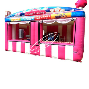 Soporte de concesión inflable portátil Carnival Treat Shop Tent Stand Booth Candy Popcorn Store para publicidad - Product Image 1