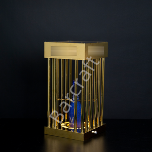Aangepaste Led Gold <span class=keywords><strong>Birdcage</strong></span> Display <span class=keywords><strong>Stand</strong></span> Galvaniseren Metaal Materiaal Voor Wijnflessen Ktvs Lounges Nachtclubs En Feesten - Product Image 5