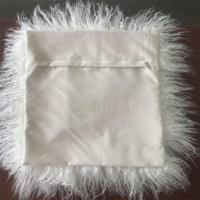 Nouveaux coussins et housses douces, chaudes et confortables en peau de mouton tibétain