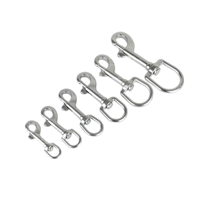 <span class=keywords><strong>Mousqueton</strong></span> en acier inoxydable pour laisse de chien avec anneau pivotant et <span class=keywords><strong>mousqueton</strong></span> à ressort - Product Image 3