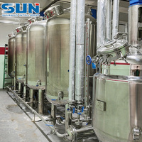 Extracteur d'huile de chanvre de type skid-mounted, facilement assemblable, de la marque SUN, pour petites unités de production.