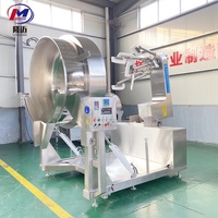 Machine de cuisson industrielle à vapeur et à gaz en acier inoxydable SUS304 de 600 L pour usine de transformation industrielle