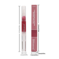 Gloss à lèvres semi-mat en stylo rotatif, effet mousse, imperméable, longue tenue, velours, 6 teintes, OEM ODM, étiquette privée, logo personnalisé, vente en gros